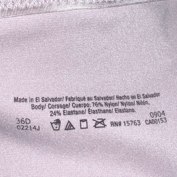 NWT Full Figure Hanes Lily Fit Nude Wired Bra Size 36D - Picture 6 of 7